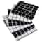DII® Black & White Windowpane Terry Dishcloths, 6ct.